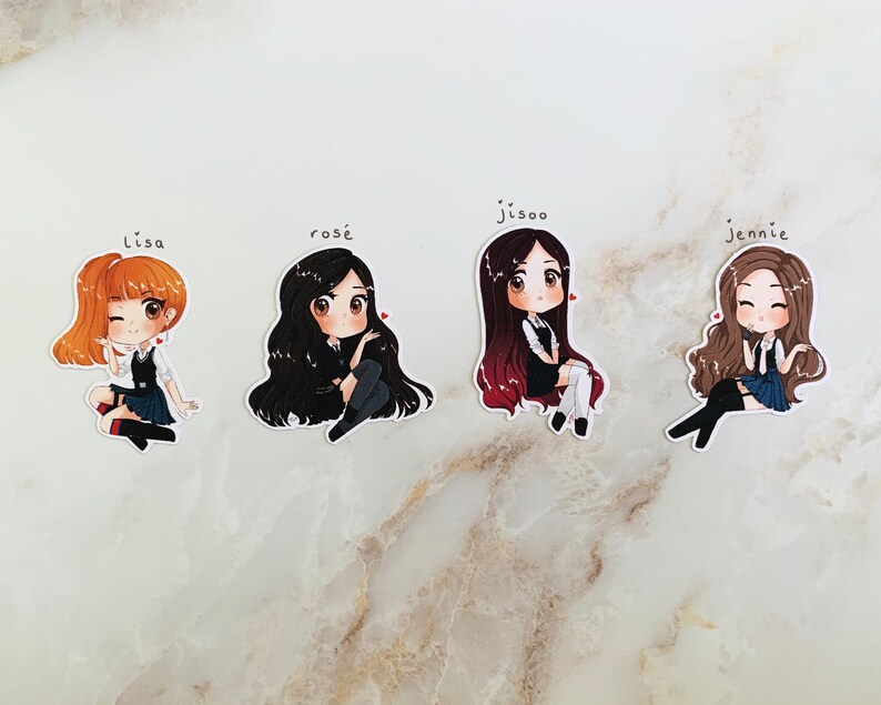 kpop stickers blackpink as if its your last etsy