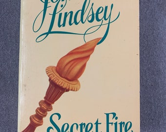 Secret Fire by Johanna Lindsey. Paperback, Historical Romance, 1987, Avon Books