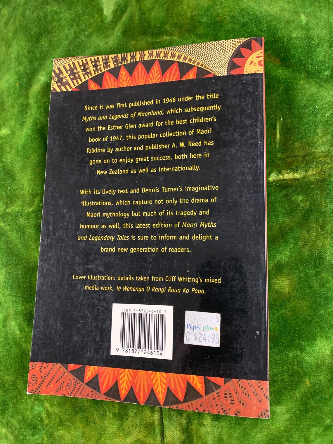Maori Myths & Legendary Tales by A.W. Reed. Trade Paperback. New ...