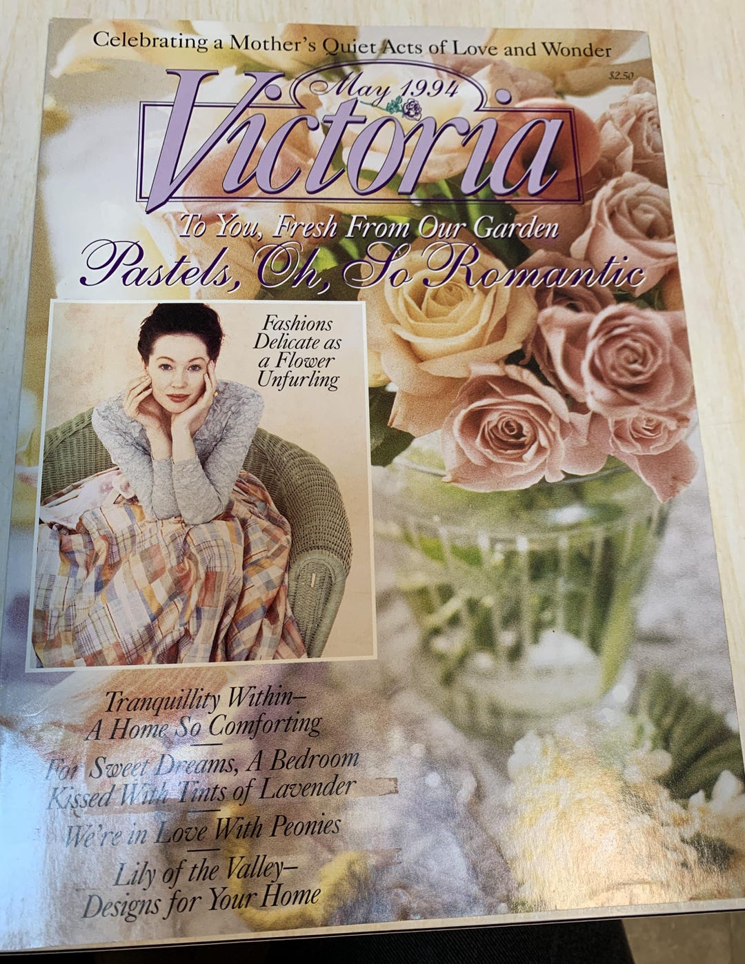 Victoria Magazine, May 1994, Rituals, Peonies, Shakespeare's Garden ...