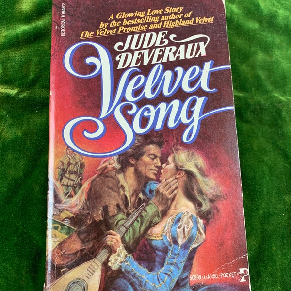 Velvet Song by Jude Deveraux, Historical Romance, 16th Century, Paperback, Pocket, 1983
