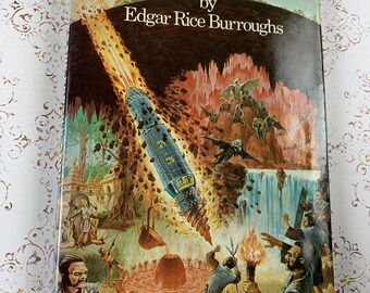 At the Earth's Core by Edgar Rice Burroughs. Hardcover/Dustjacket. Nelson Doubleday, BCE, Science Fiction/Adventure.