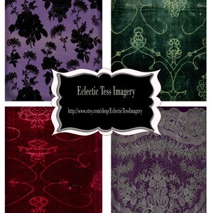 Old World Velvet & Lace Textiel/Achtergrond/Digitaal behang, Digitale download, 16e-19e eeuw. JPG. Ongewenste tijdschriften, achtergronden, kortstondige