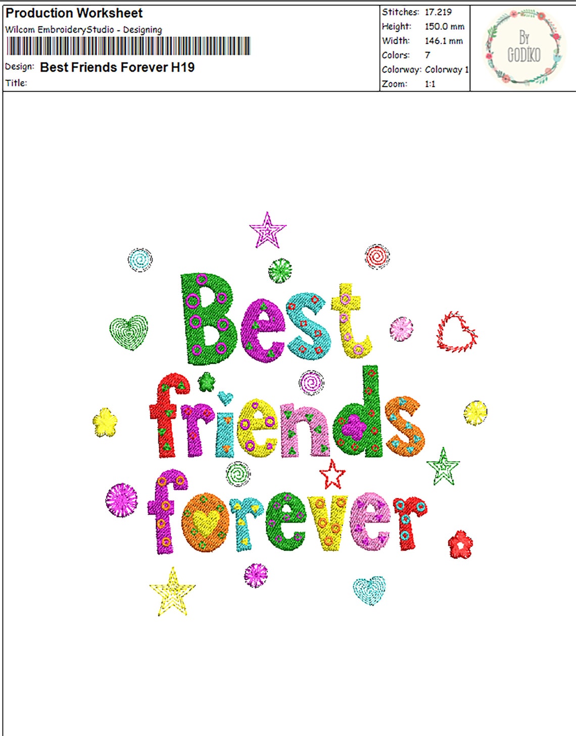Best friends forever machine embroidery designs 2 sizes  etsy uk Best friends forever machine embroidery designs 2 sizes  etsy uk