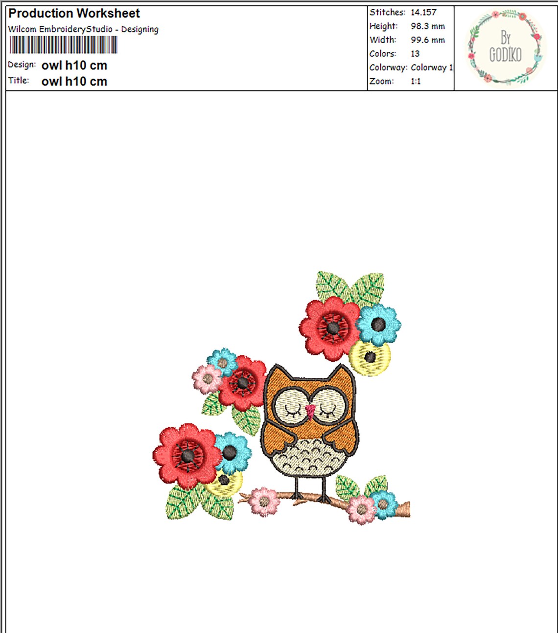 Owl-machine Embroidery Design-3 Sizes-instant Download - Etsy
