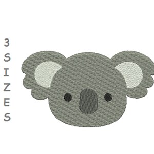 Koala Machine Embroidery Design- Animal- 3 Sizes - Etsy