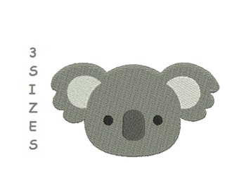 Koala Machine Embroidery Design- Animal- 3 Sizes