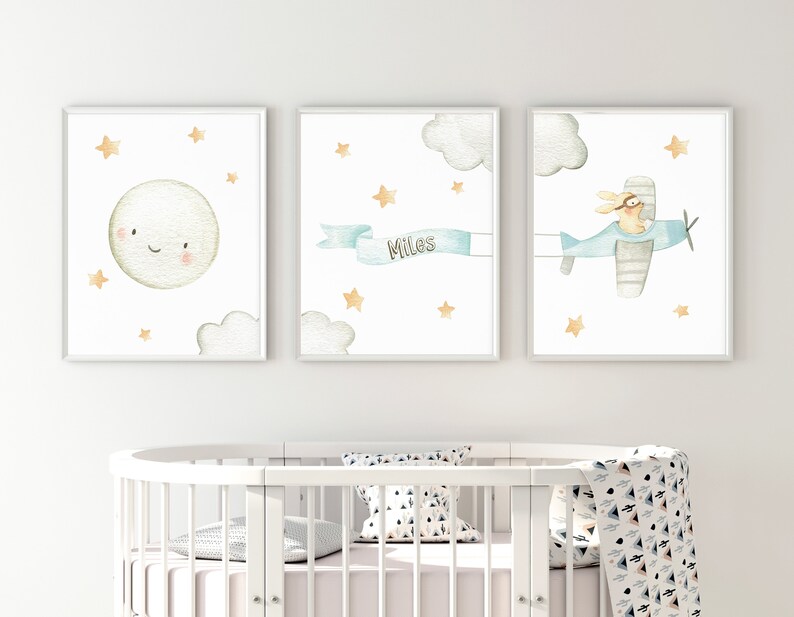 Boy Nursery Print Boy Nursery Decor Boy Nursery Wall Art Etsy UK