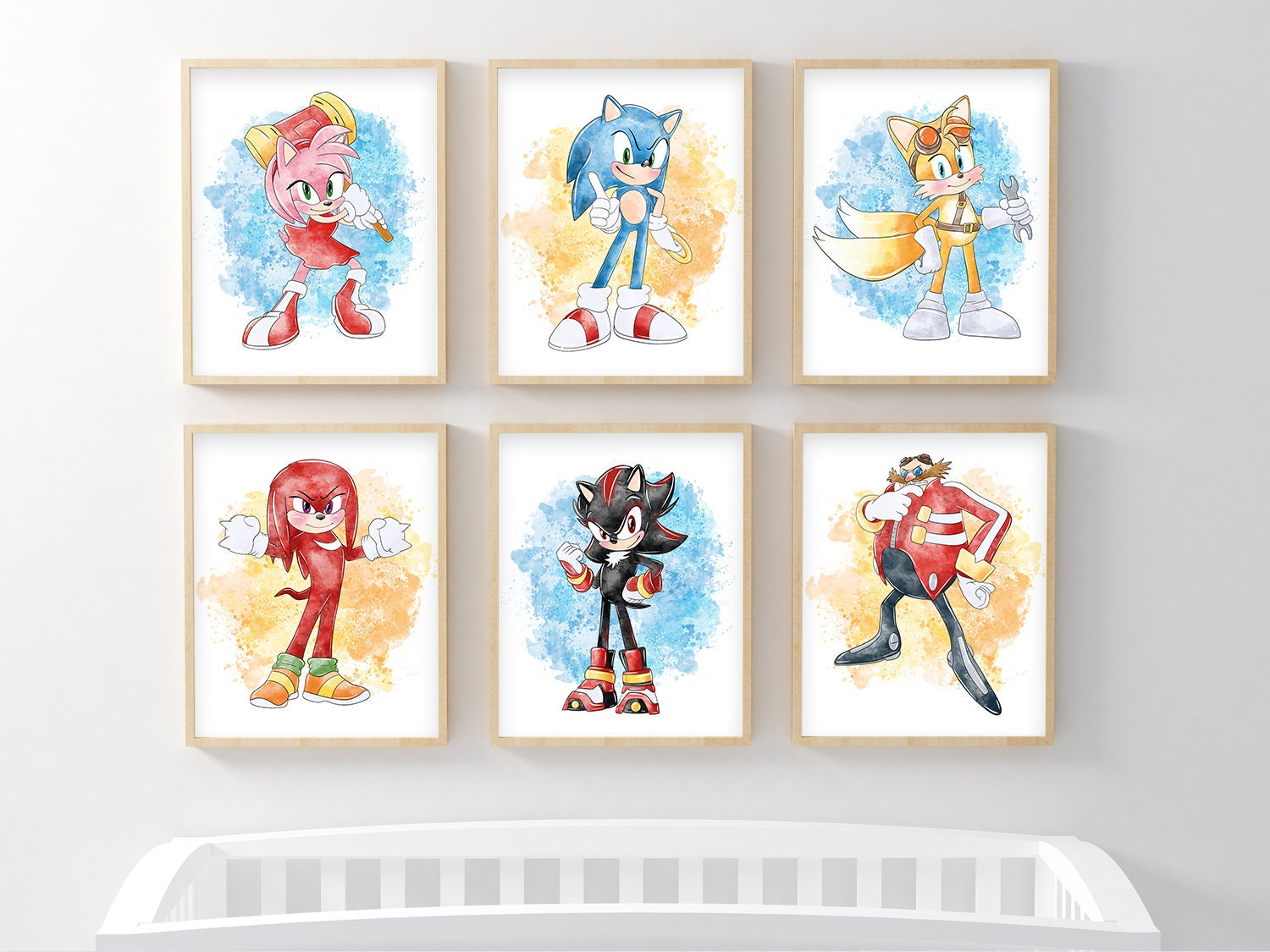 Poster Sonic - colours, Wall Art, Gifts & Merchandise