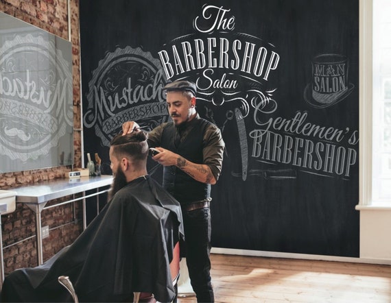 Fondo de pantalla de barbería Fondo negro - Etsy España Fondo de pantalla de barbería Fondo negro - Etsy España