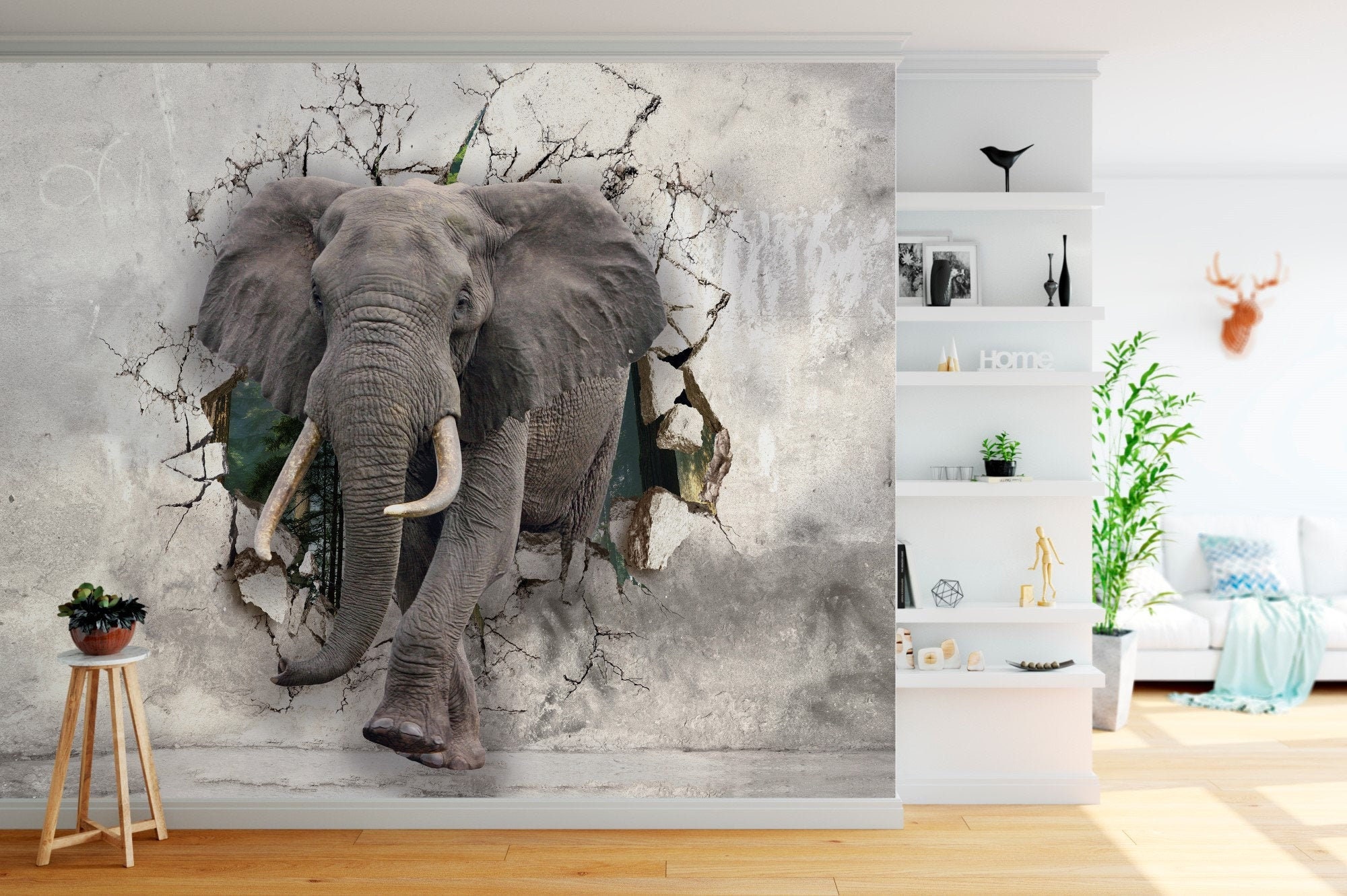 Elephant Wallpaper - Etsy Elephant Wallpaper - Etsy