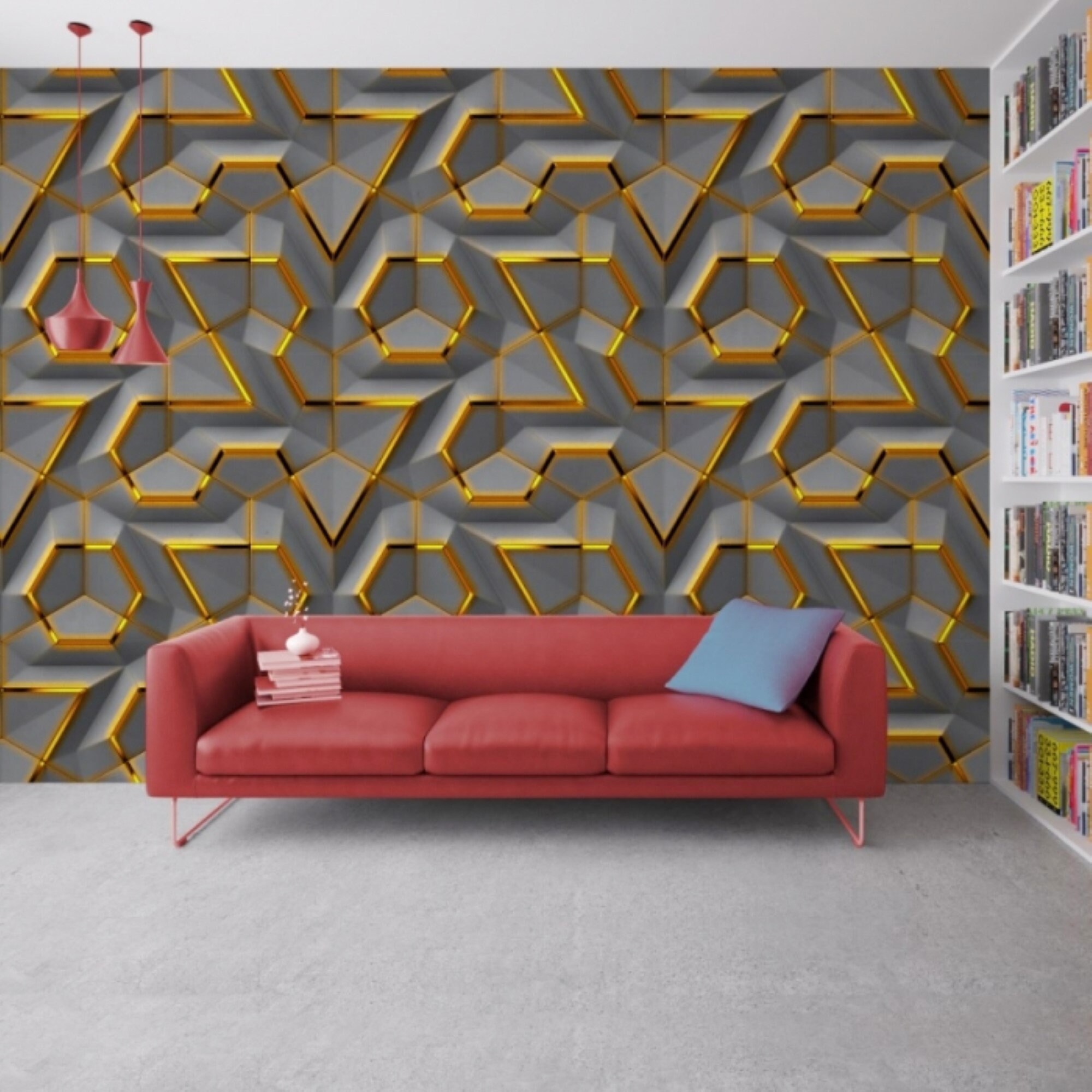 3d Geometric Wallpaper