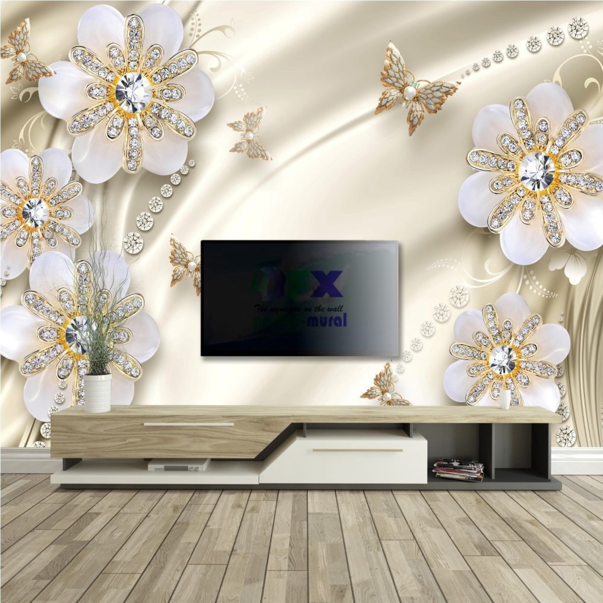 Buy 3D Flowers Wallpaper Online in India - Etsy Buy 3D Flowers Wallpaper Online in India - Etsy