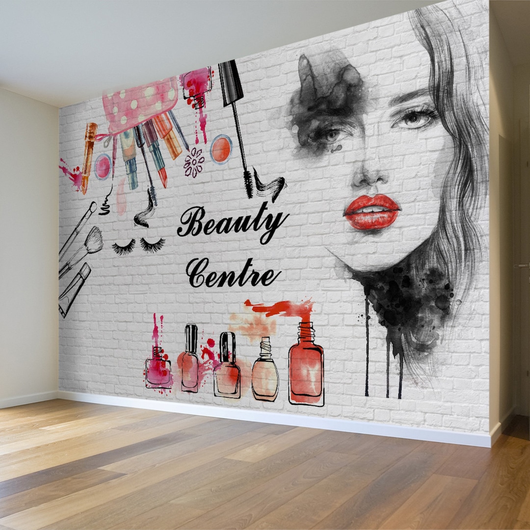 Buy Hairdresser Makeup Beauty Center Wallpaper Personalized Online in India - Etsy Buy Hairdresser Makeup Beauty Center Wallpaper Personalized Online in India - Etsy