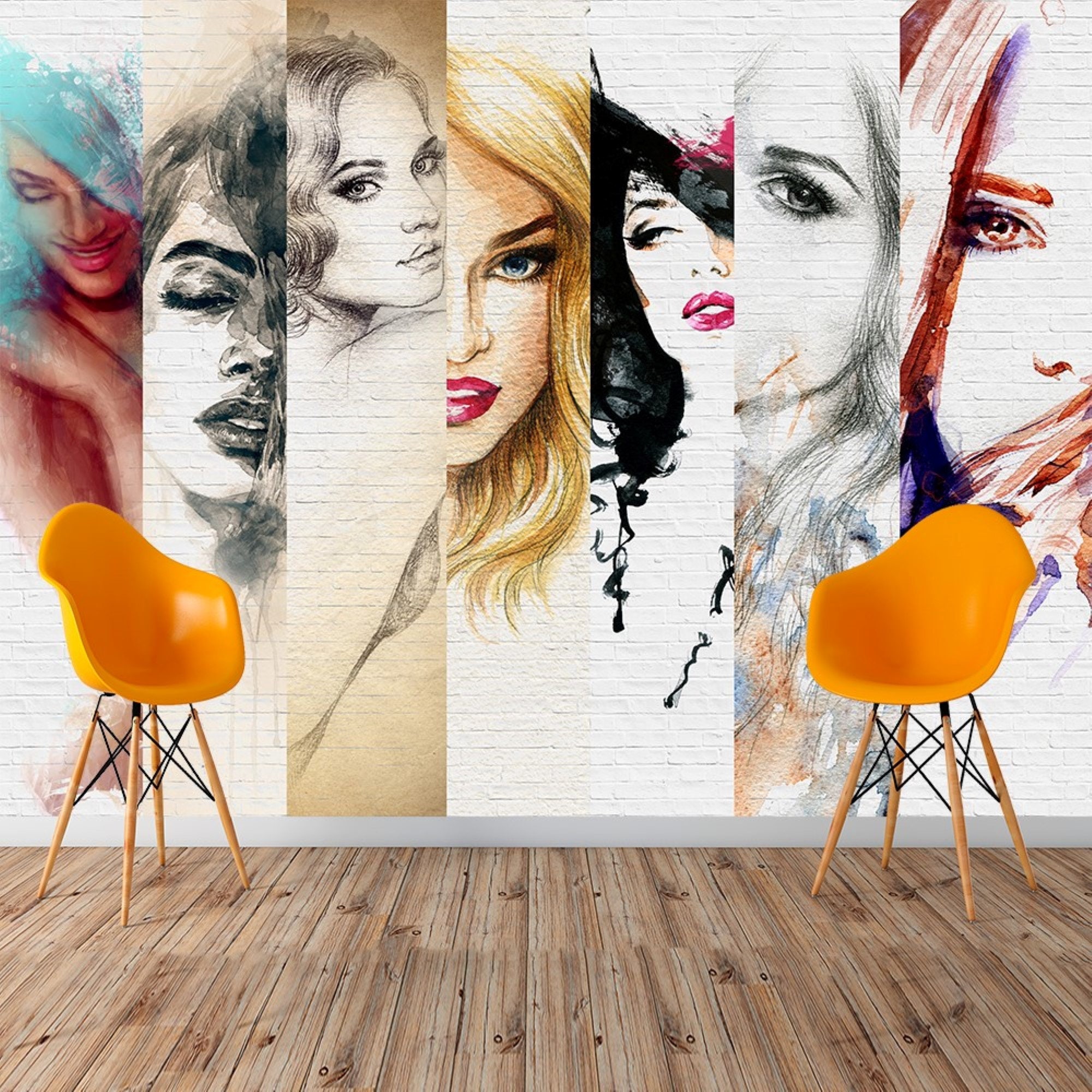 Buy Sproud Simple Fashion Personality 3D Wallpaper Beauty Salon Background Barber Shop Nostalgic Retro Makeup Wall Paper Tapety 300cmX210cm Online at desertcartPAKISTAN