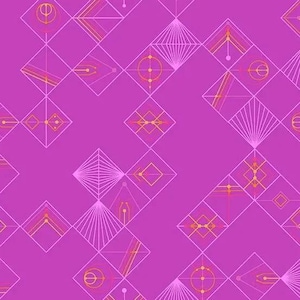 Azulejos Deco Glo II en color ciruela endrina - Precio/Venta por media yarda