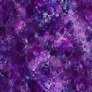 Rectángulos prismáticos morados - Precio/Venta por media yarda