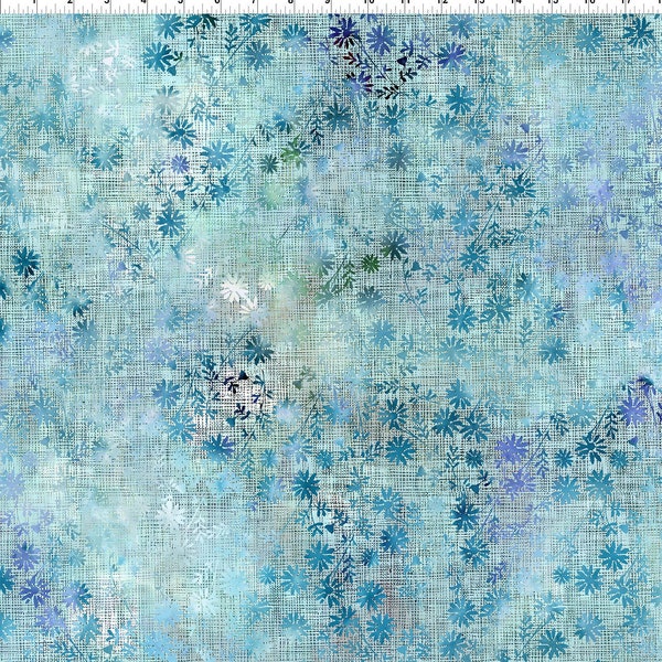 Haven Wildflower in Blue - Priced/Sold by the Half Yard