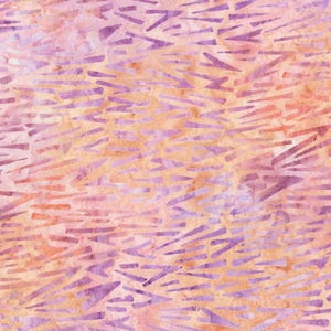 Flechas Kapua en batik artesanal coral - Precio/Venta por media yarda