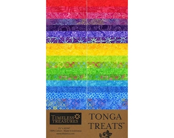Tiras de 2 1/2" de Tonga Batiks Happy Treats