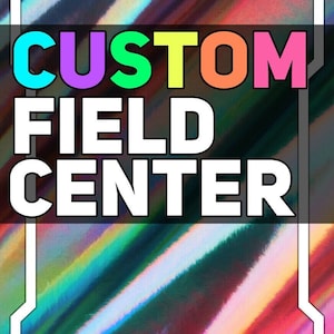 Carta fai da te personalizzata FIELD CENTER HOLO personalizzata per tcg, fieldcenter