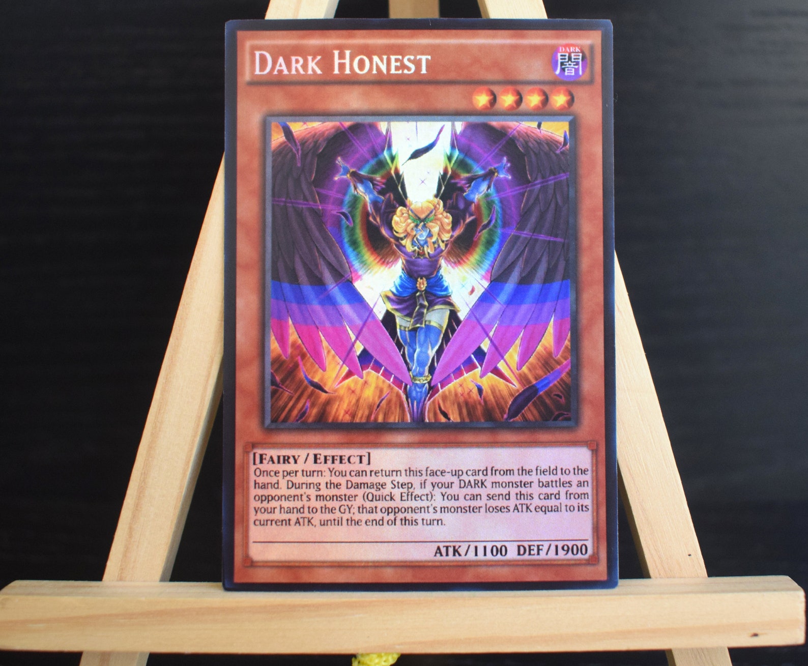 Dark Honest YUGIOH HOLO orica proxy custom card Etsy