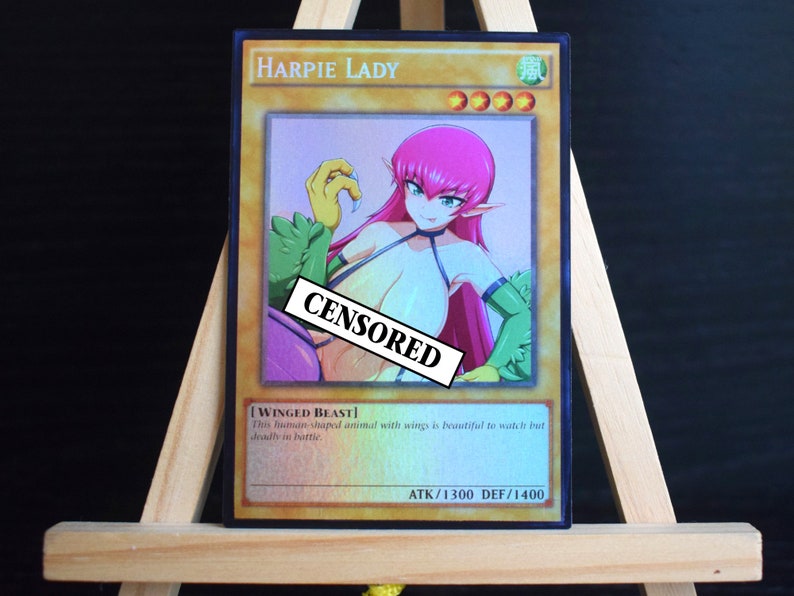 Harpie Lady YUGIOH HOLO orica proxy sexy custom card nsfw image 0.