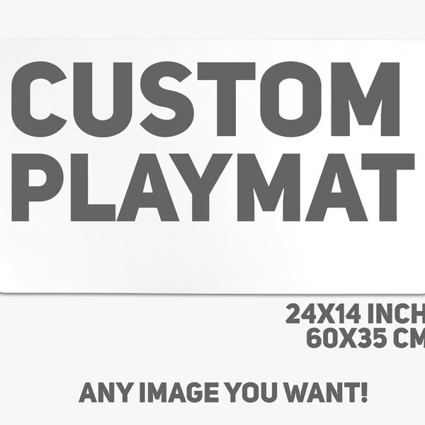 Custom Playmat Etsy
