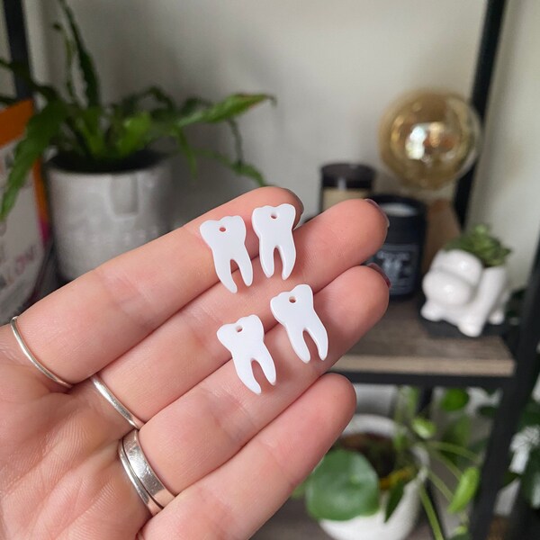 Small Teeth Earrings Silicone Mould