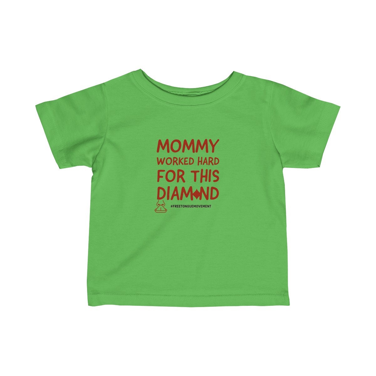 Basic Cotton Jersey Baby Fit Tee