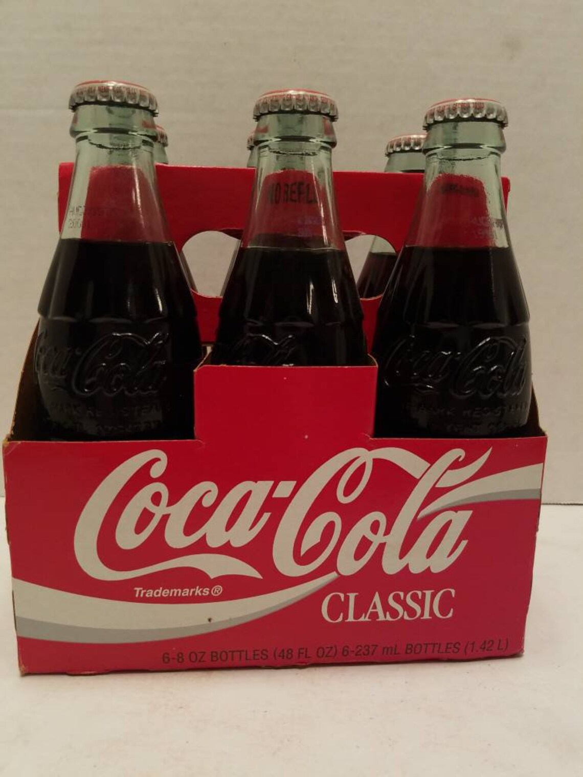 Coca-cola Christmas Classic 1994 Commemorative 6 Pack 8 Oz. - Etsy UK