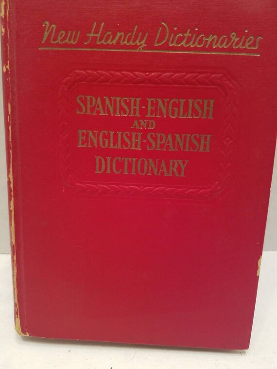 New Handy Dictionary Spanish English And English Spanish Etsy