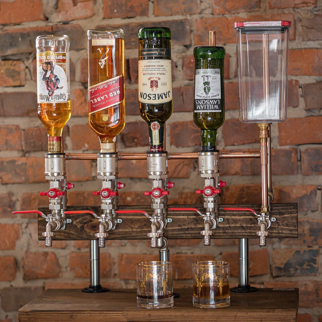 Jack and Coke Mixer Cocktails Mixer Home Bar Liquor Stand Etsy