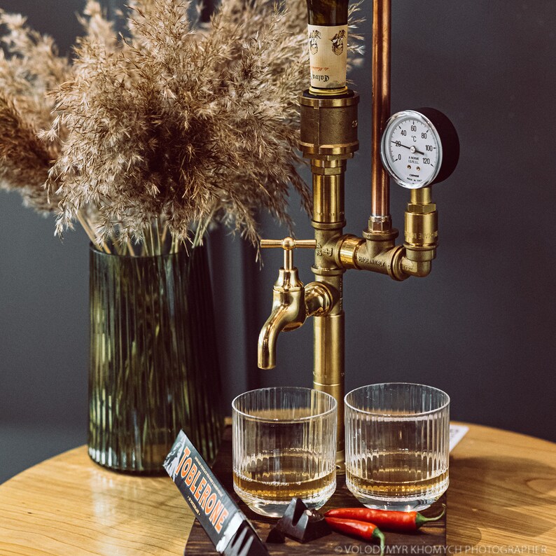 Gold Liquor Dispenser