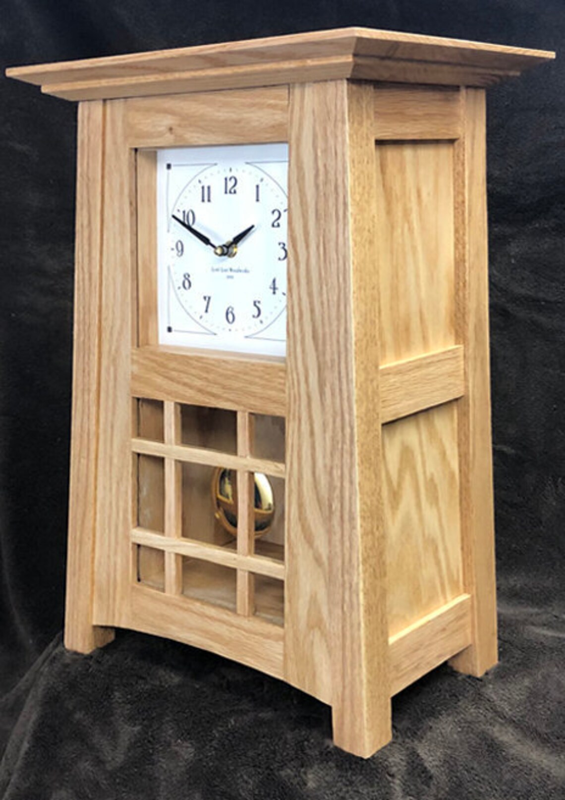 Craftsman Mantel Clock Etsy