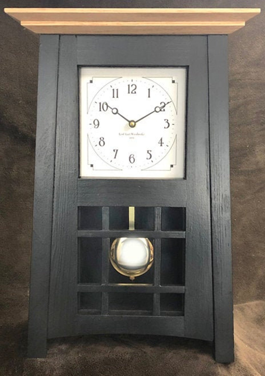 Craftsman Mantel Clock Etsy