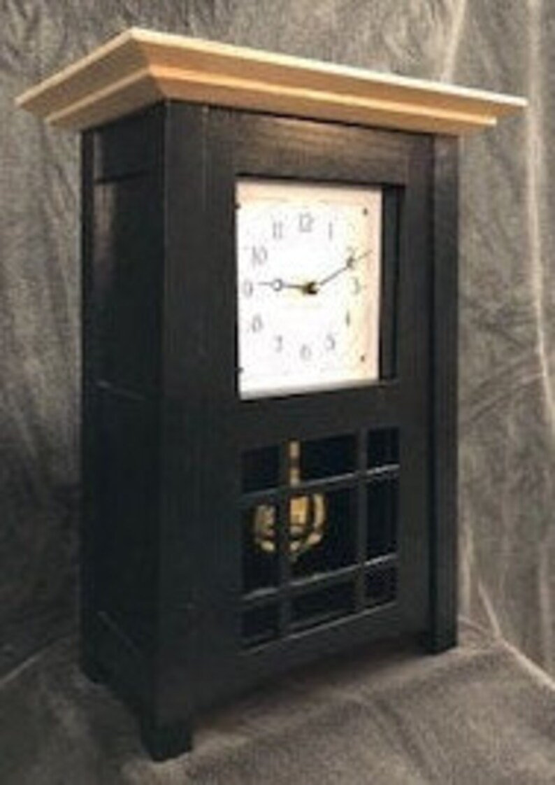 Craftsman Mantel Clock Etsy