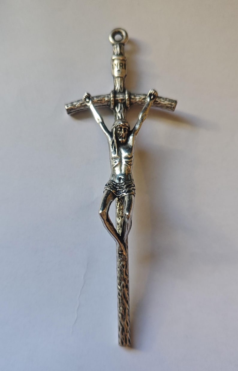 Pectoral Crucifix: Pope John Paul II Catholic Cross Necklace Made in ...
