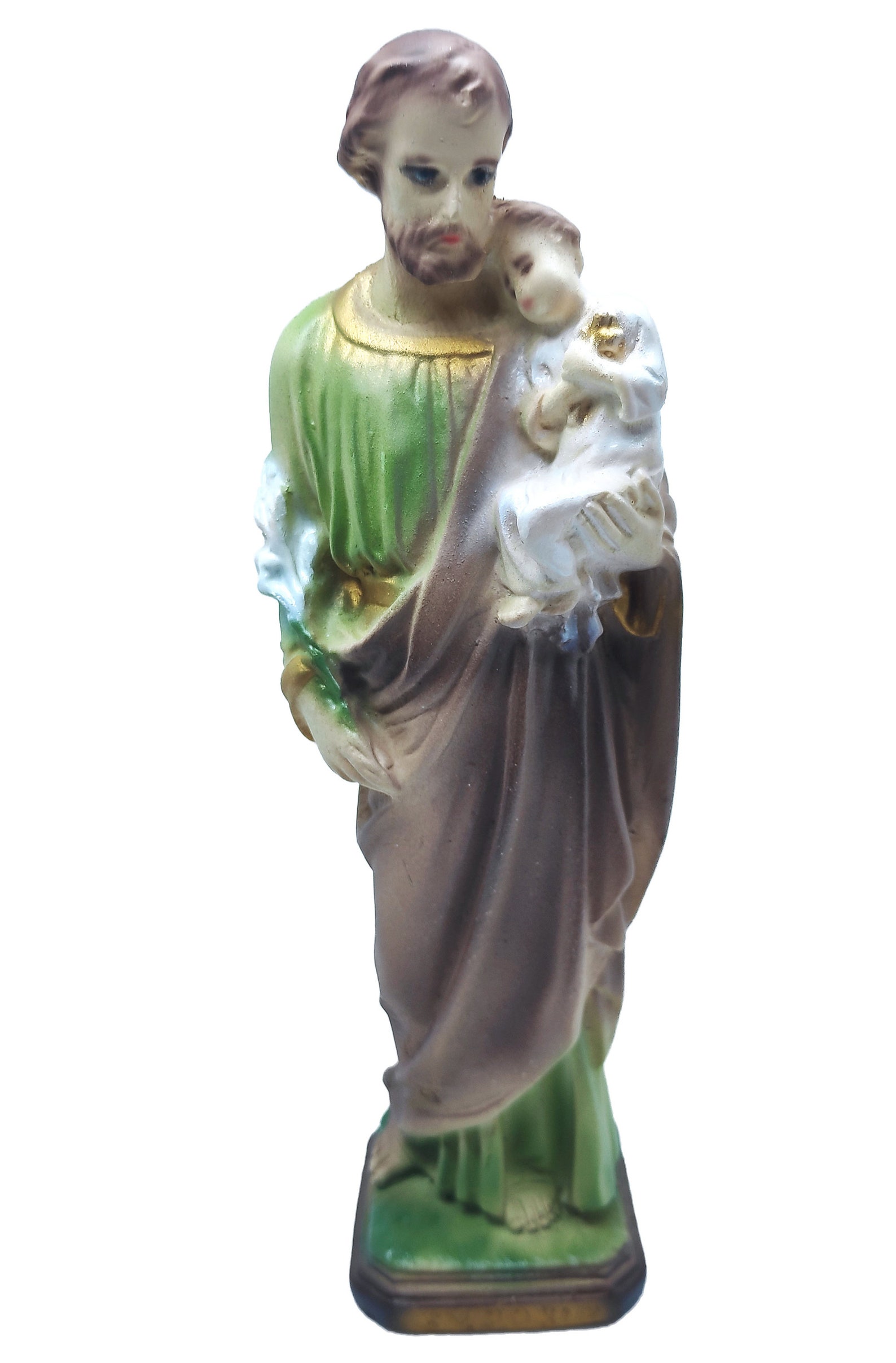 Saint Joseph Statue St Joseph & Baby Jesus Catholic Figurine Etsy