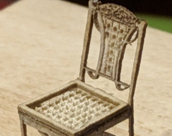 Quarter inch Art Nouveau chairs, set of two