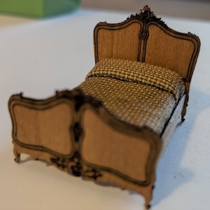 Quarter Inch Carved Bed