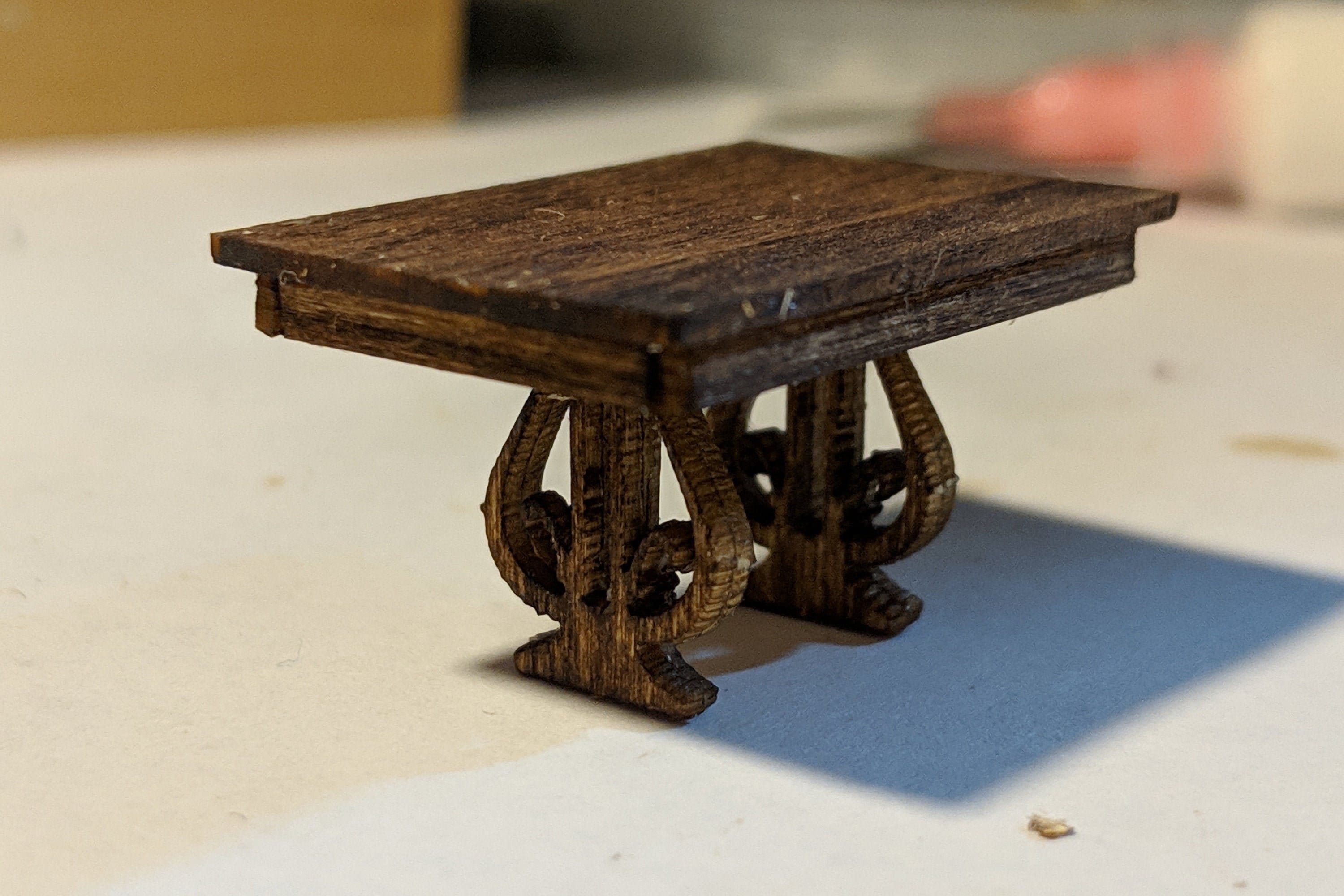 Quarter Scale Miniature Table #2 Kit - Etsy