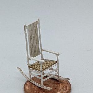 Quarter Inch NAME Roundtable Winter Welcome Pair of Rocking Chairs Kit image 2