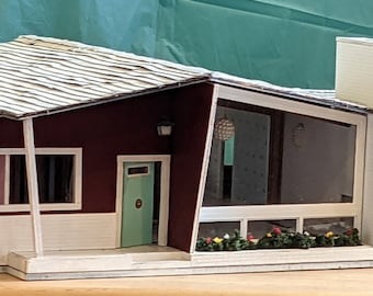 Lower price! Quarter inch 1950s Ranch House Kit