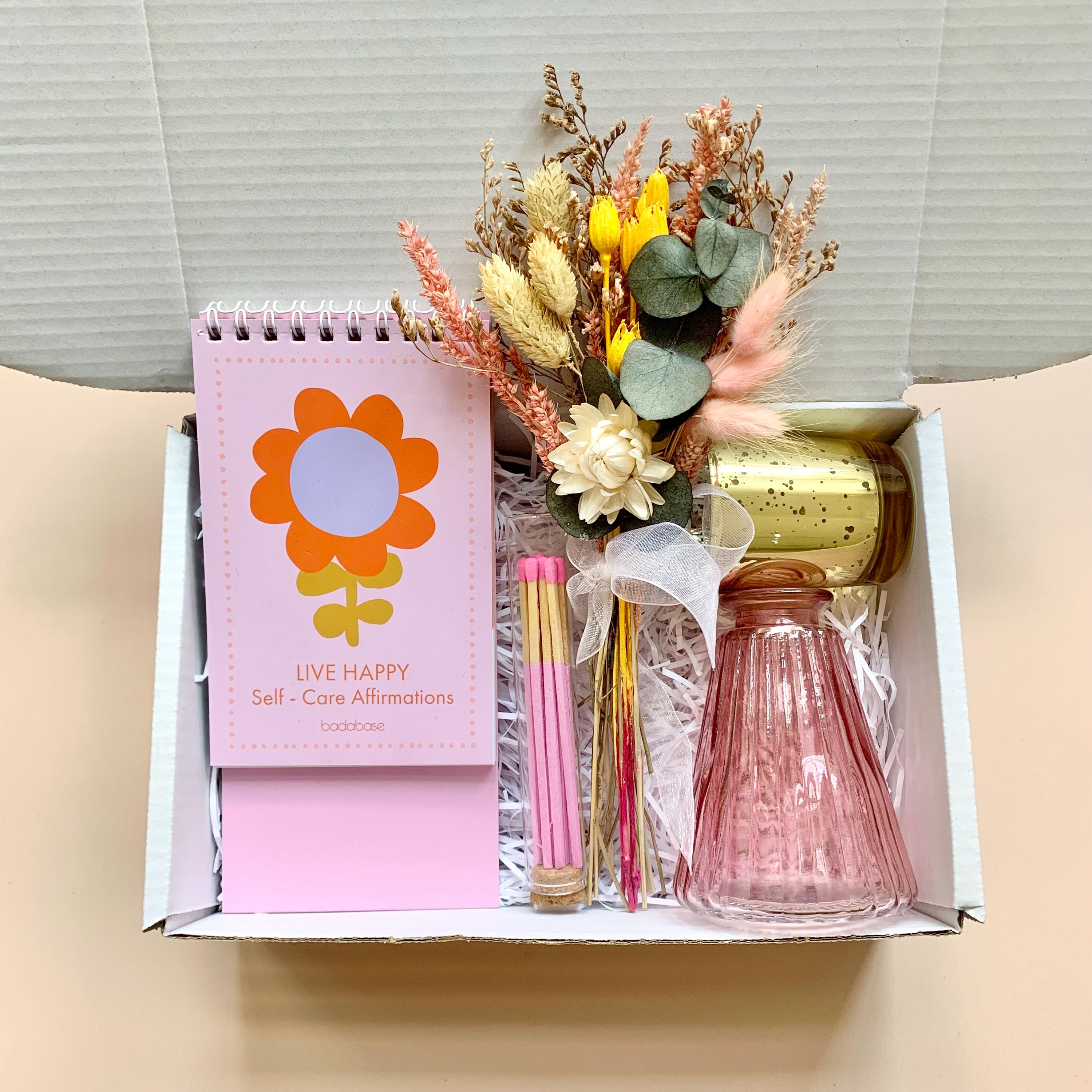 Breathe Play Love Mindfulness Gift Box - 33 Cards, Journal & Coloring For Stress Relief - Self Care For Adults, Teens - View #3