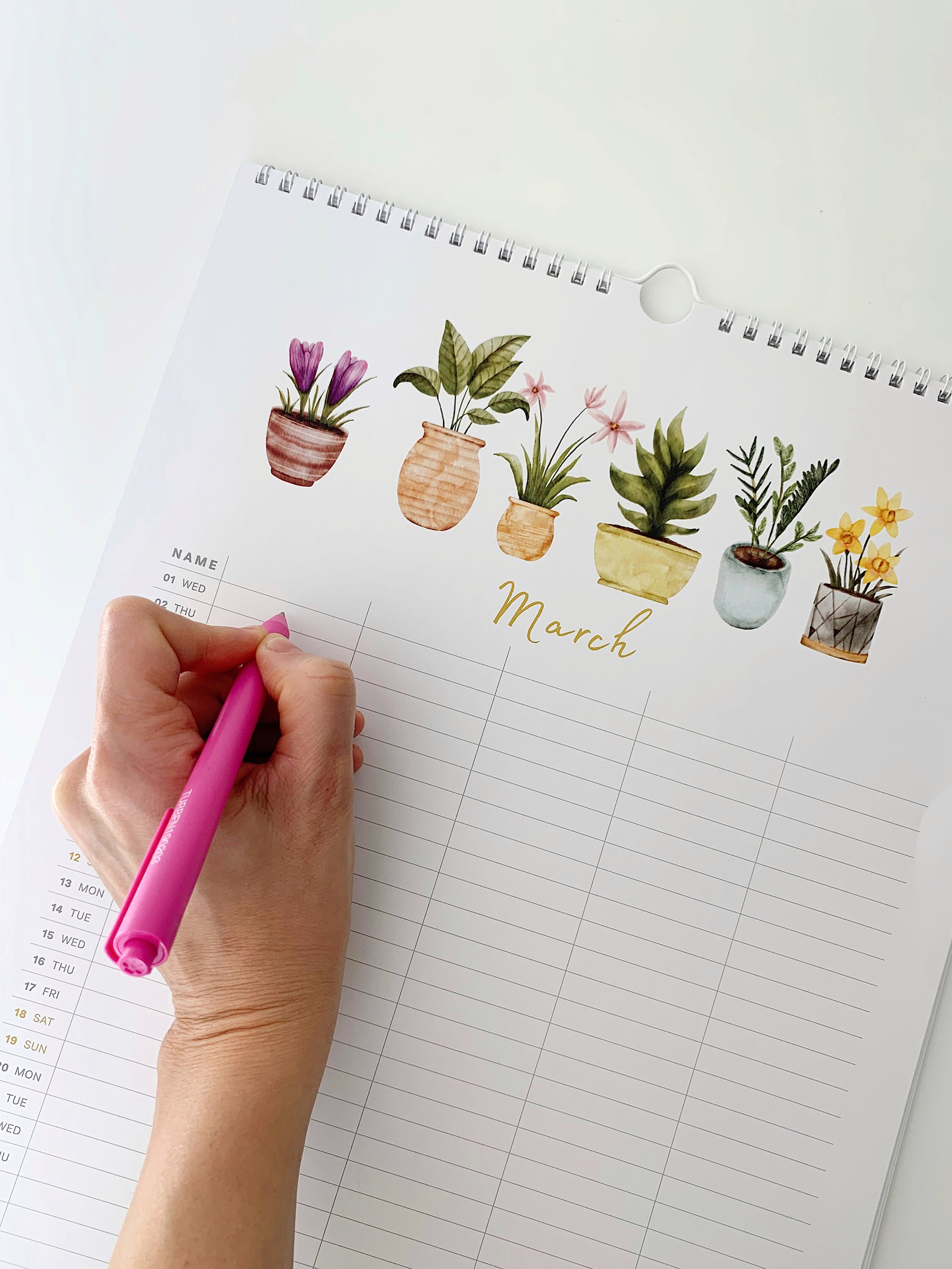 2023 Family Planner Calendar 2023 Family Calendar A3 Size Etsy UK