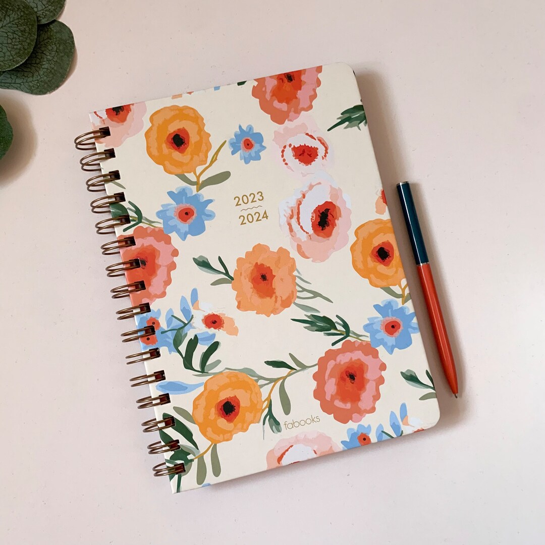 20232024 Hardcover Planner, A5 Weekly Monthly Diary, Monday Start