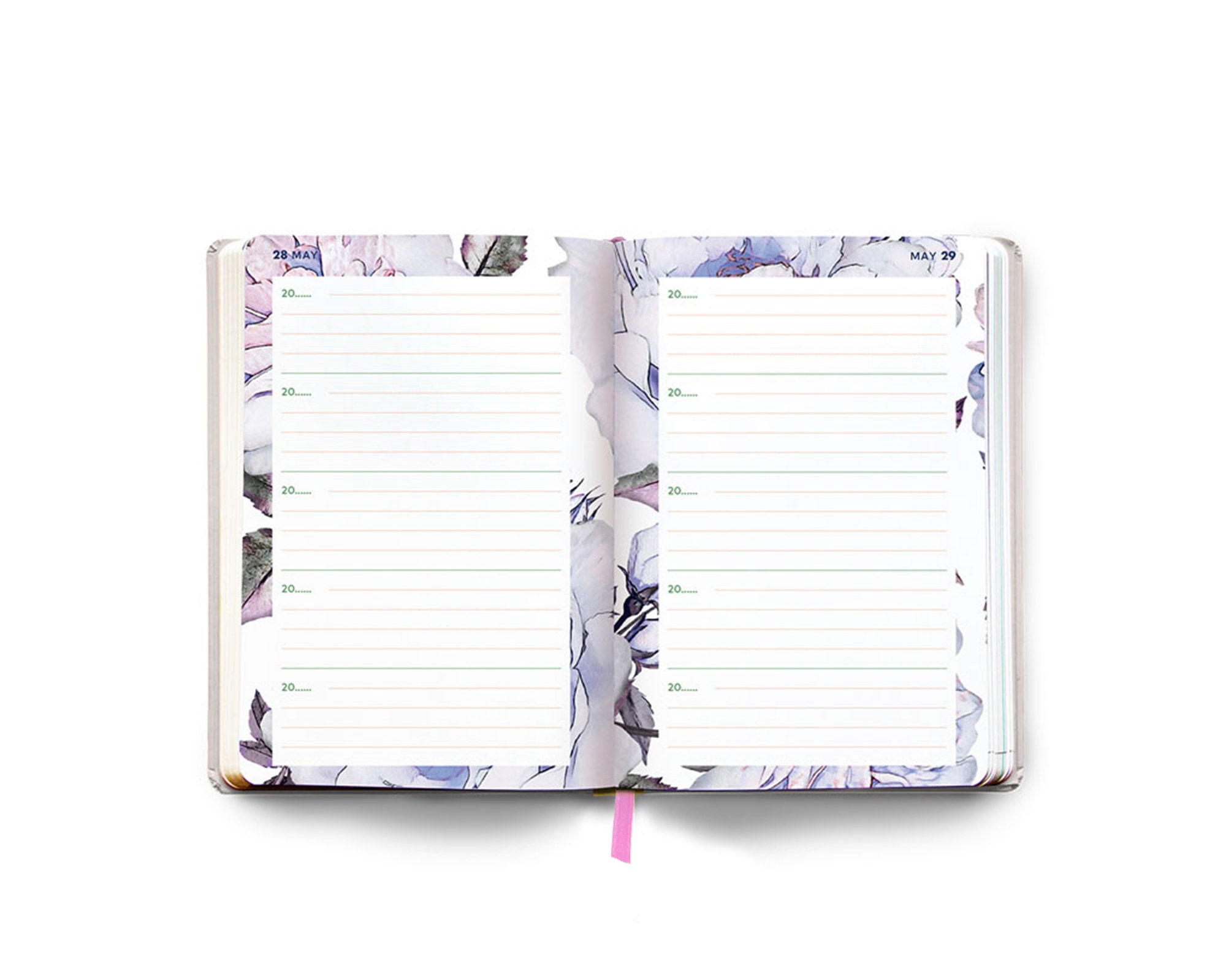 One Line A Day 5 Year Journal Flowery 5 Year Diary Undated - Etsy