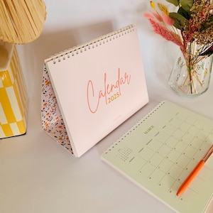 2025 Minimalist Desk Calendar Planner, Month At A Glance Desktop Calendar, A5 Size