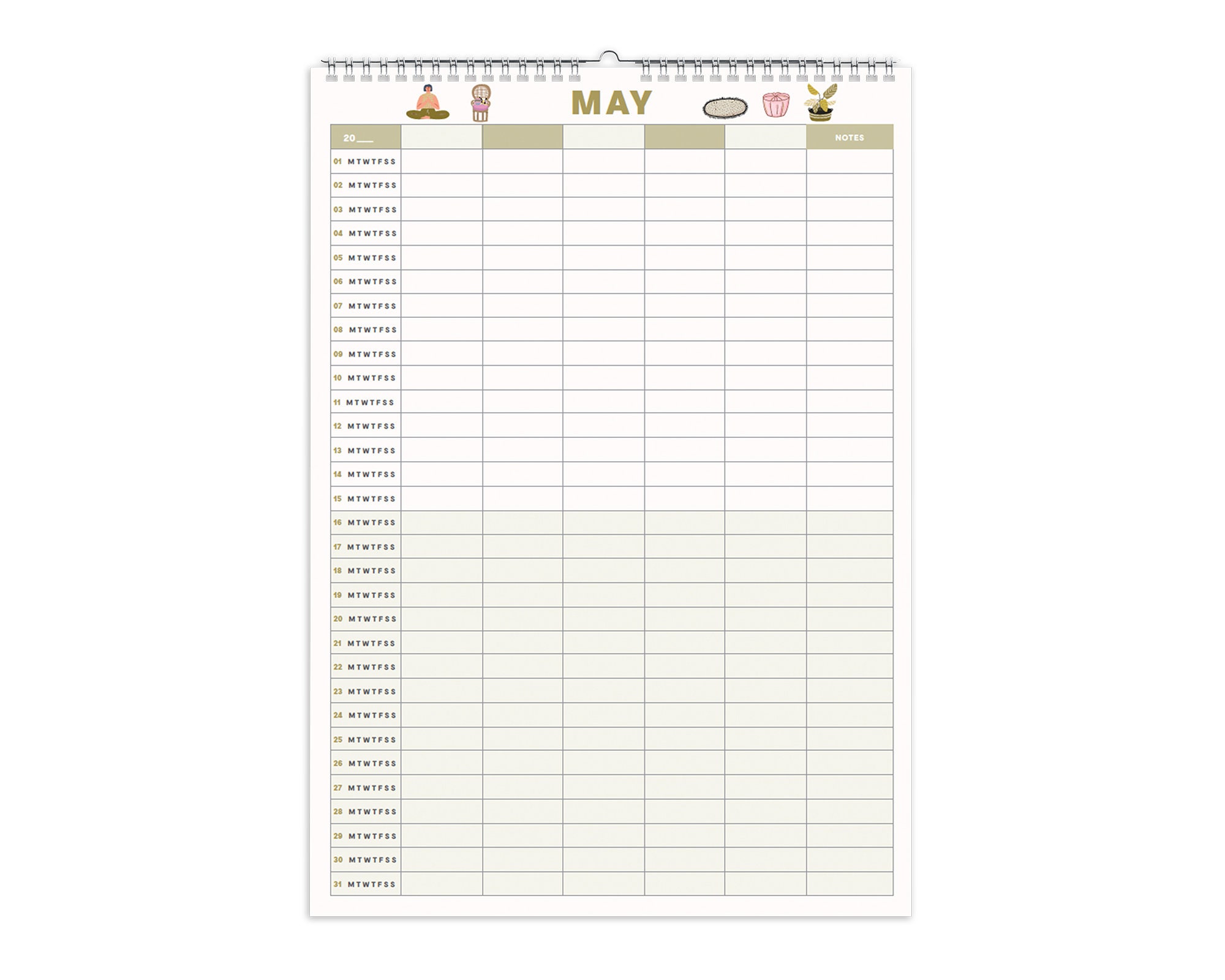 A3 Undated Family Calendar Monthly Planner Family Wall - Etsy UK